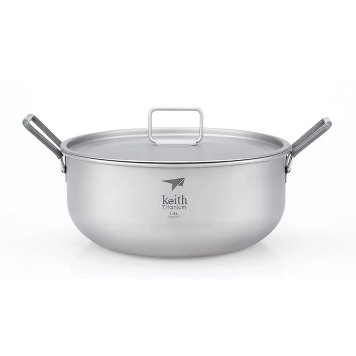 Popote titanium en titane 1.8L – Keith