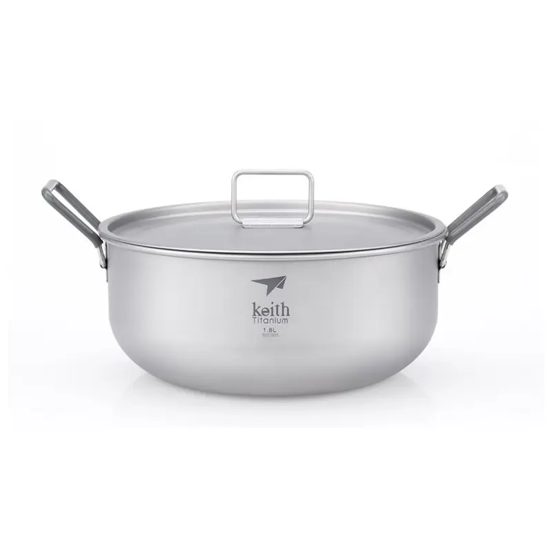 Popote titanium en titane 1.8L – Keith