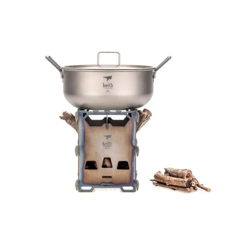 Titanium houtkachel – Keith