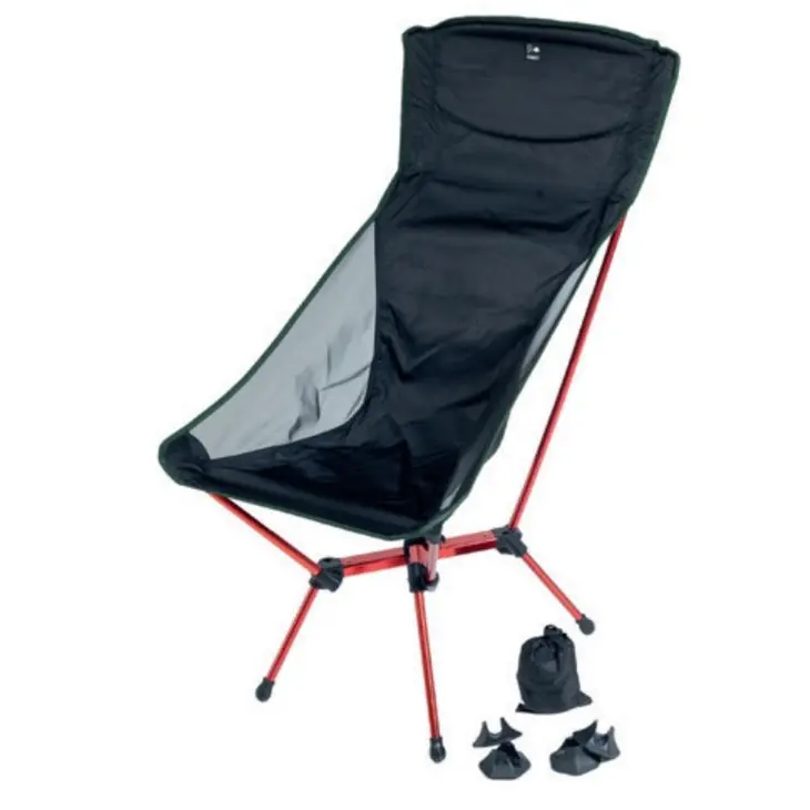 Poltrona de campismo Ultra-light com encosto alto – Jamet