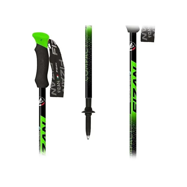 Bastoncini da trekking compatti – Fizan – VERDE