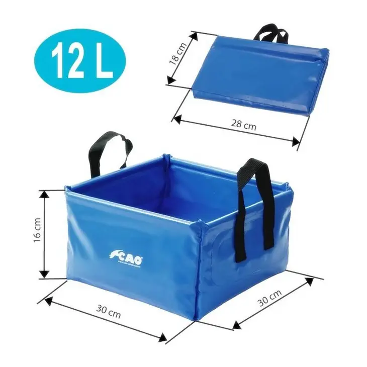 Cuvette carrée 12 L pliable – CAO