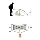 Tienda de trekking ligera Nemesi 1 pro FR – Ferrino