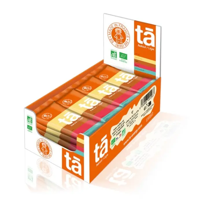 Barra energética BIO de alperce e caju – TA Energy