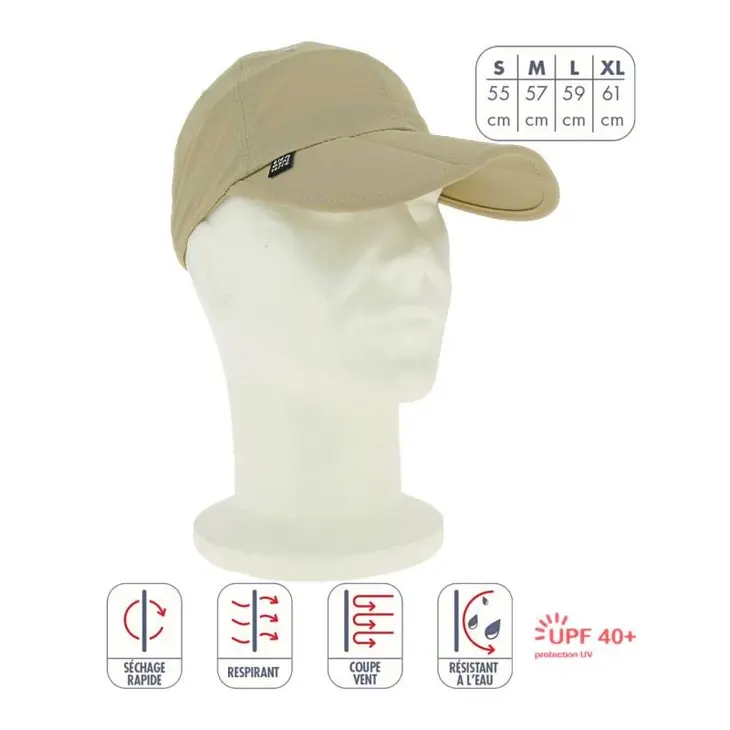 Casquette Ibis anti-UV – Élémenterre – BEIGE