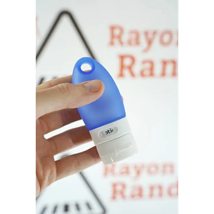 Minifrasco de silicone Squeeze + Go – Essential Elements – BRANCO