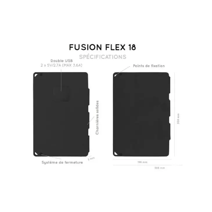 Chargeur solaire FUSION FLEX 18 – Sunslice