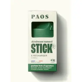 Déodorant solide naturel et rechargeable Agrumes – PAOS