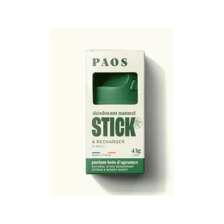Desodorante sólido recargable natural cítrico – PAOS