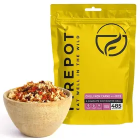 Veganes Chili mit gefriergetrocknetem Reis – Firepot