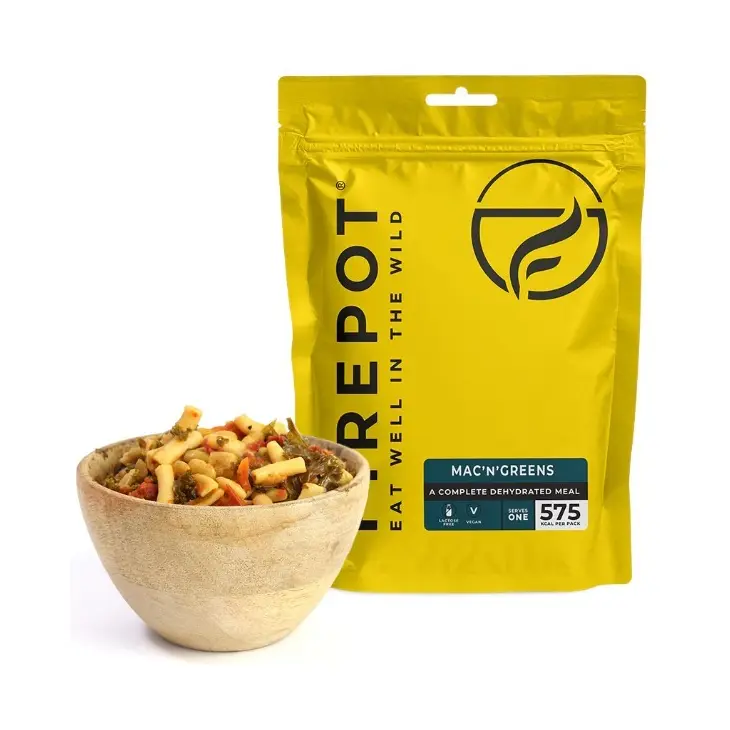 Maccheroni vegani con verdure miste liofilizzate – Firepot