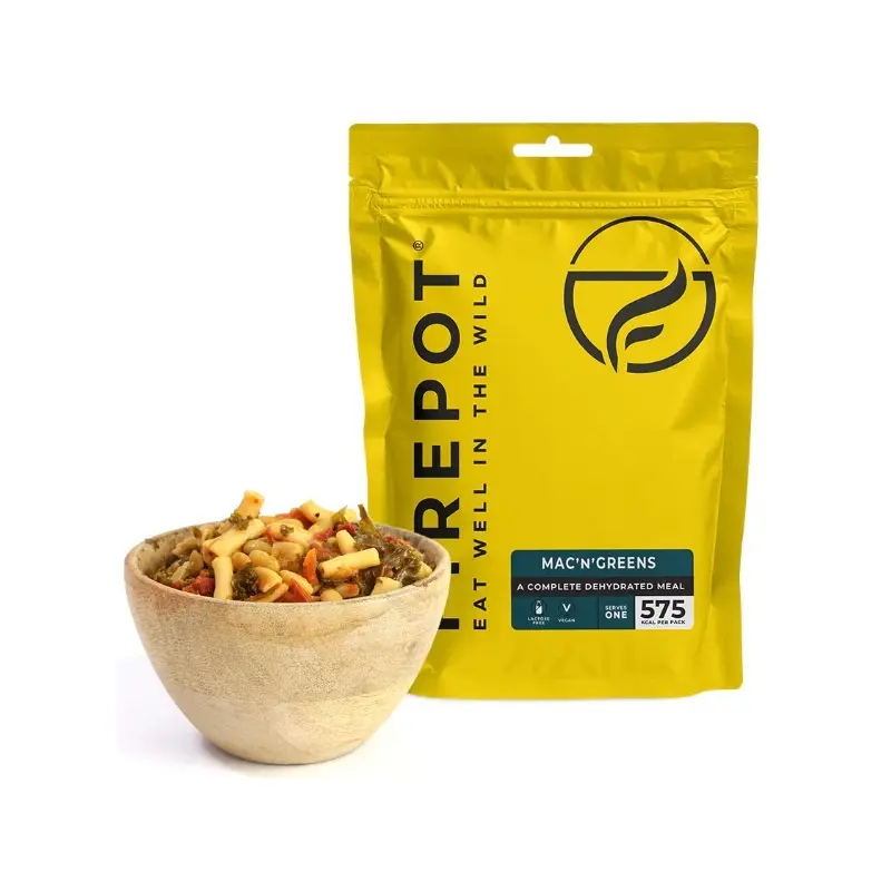 Maccheroni vegani con verdure miste liofilizzate – Firepot