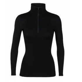 T-shirt de senhora Merino 260 Tech LS 1/2 Zip – Icebreaker