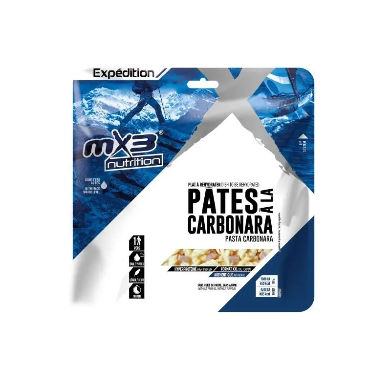 Gefriergetrocknete Nudeln Carbonara – MX3
