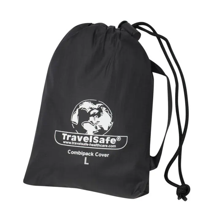 Capa de viagem Combipack cover L superior a 55L – TravelSafe – PRETO
