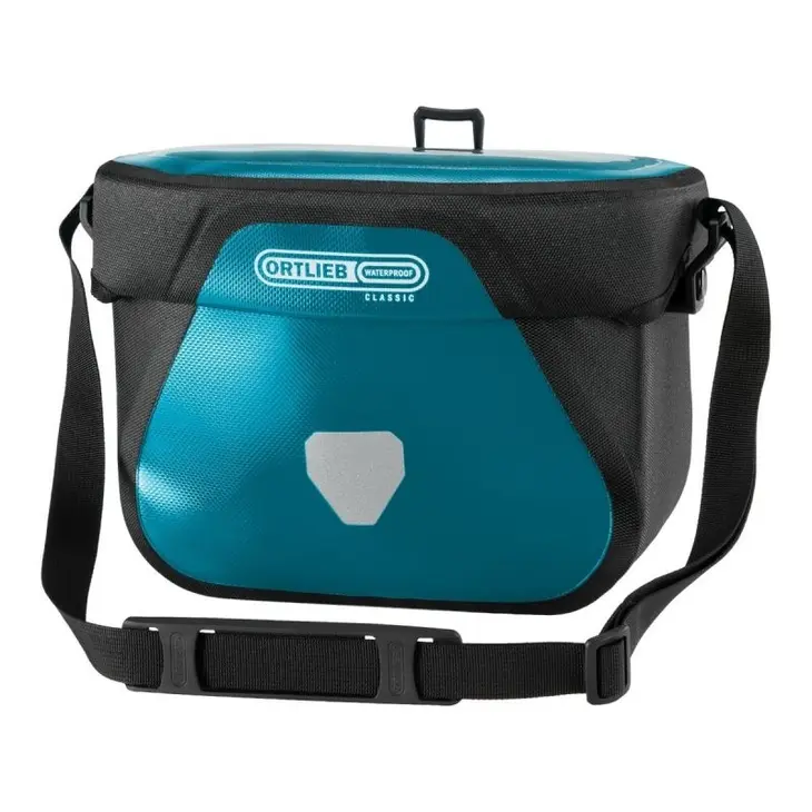 6,5L blauwe stuurtas – Ortlieb