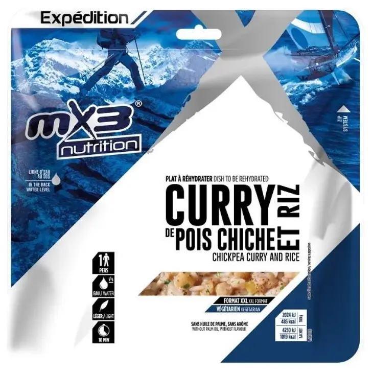 Gefriergetrocknetes Kichererbsencurry – MX3