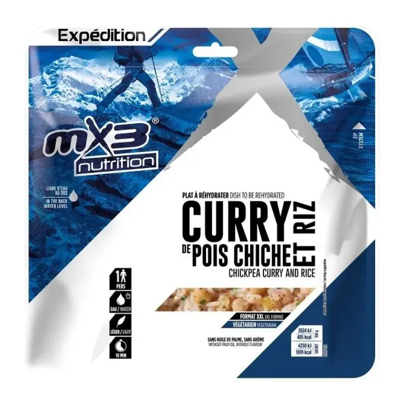 Gefriergetrocknetes Kichererbsencurry – MX3