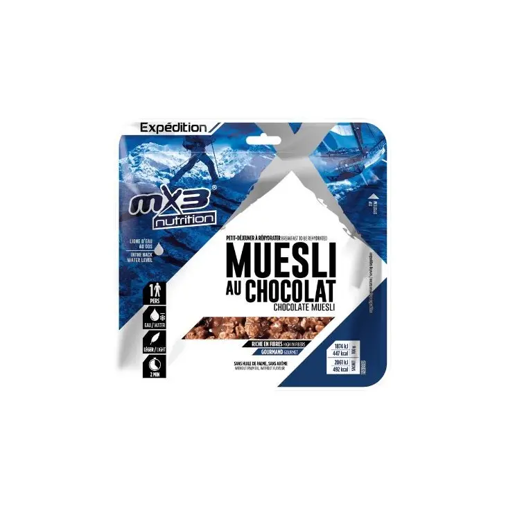 Muesli de chocolate liofilizado – MX3