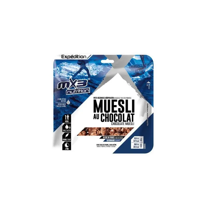 Muesli de chocolate liofilizado – MX3