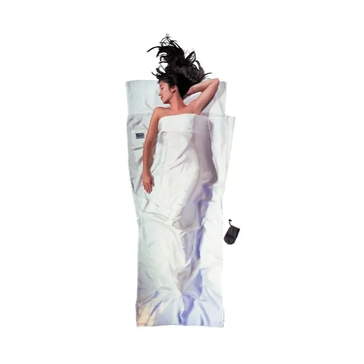 Lençol-saco retangular de seda Travel sheet Natural Silk – Cocoon