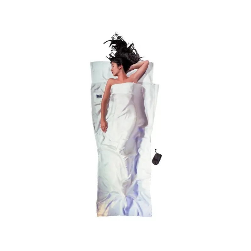 Lençol-saco retangular de seda Travel sheet Natural Silk – Cocoon