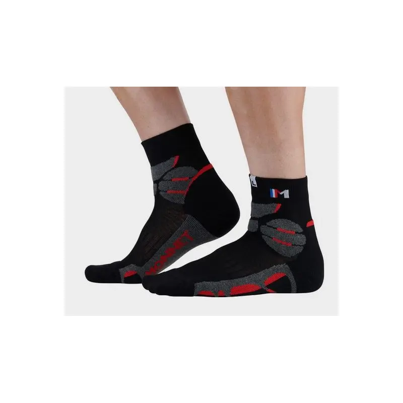 Chaussettes de randonnée Mid Expert – Monnet – ROUGE