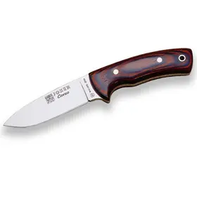 Faca de bushcraft Corzo CR25 em madeira vermelha – Joker