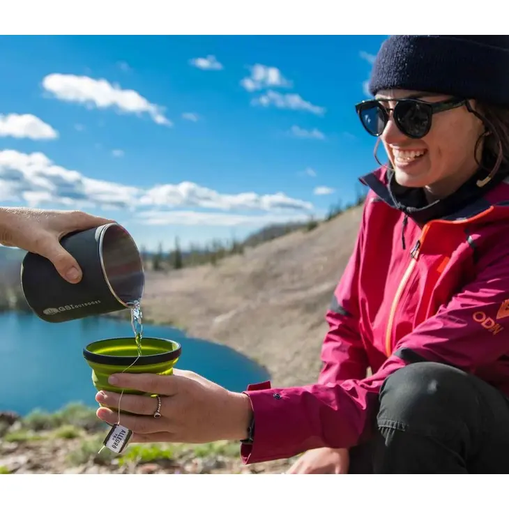 Caneca dobrável Escape Cup – GSI Outdoors – VERDE