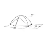 Leichtes Trekkingzelt Aster 2 Pro – Robens