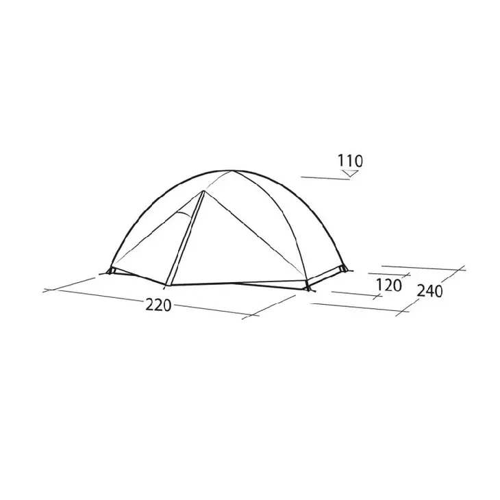 Tenda leve de caminhada Aster 2 Pro – Robens