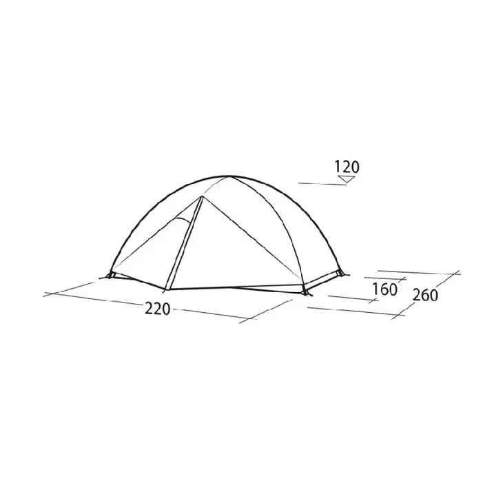 Tenda leve de caminhada Aster 3 Pro – Robens