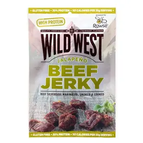 Beef Jerky Jalapeno 60g – Wild West