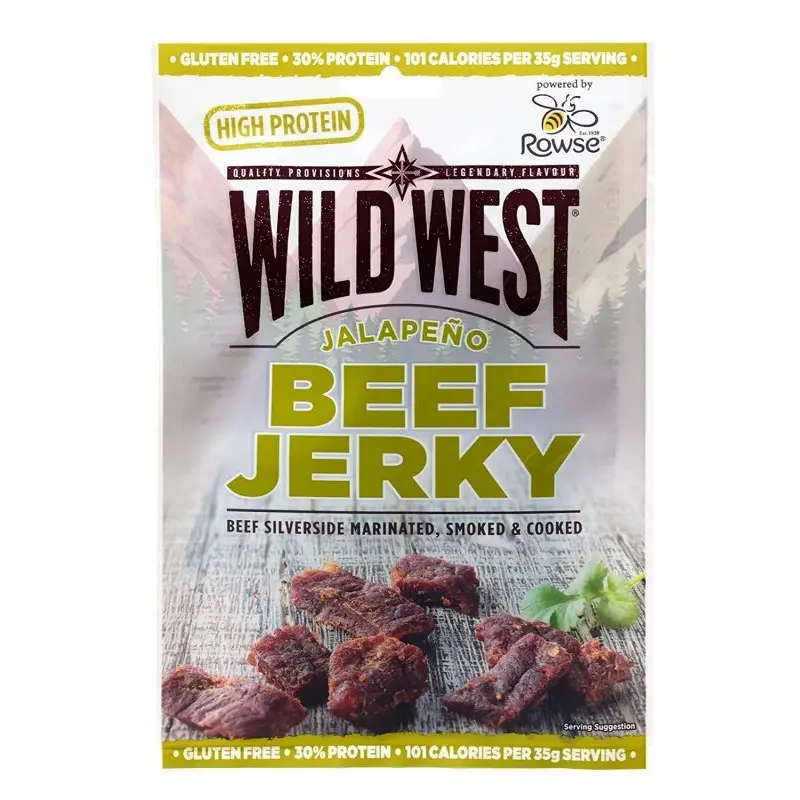 Carne secca di manzo al peperoncino 60g – Wild West