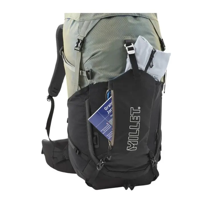 Mochila de caminhada Ubic 55+15 – Millet – CINZENTO/PRETO