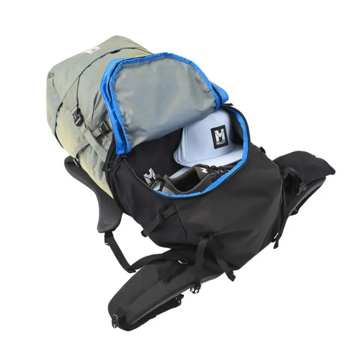 Mochila de caminhada Ubic 55+15 – Millet – CINZENTO/PRETO