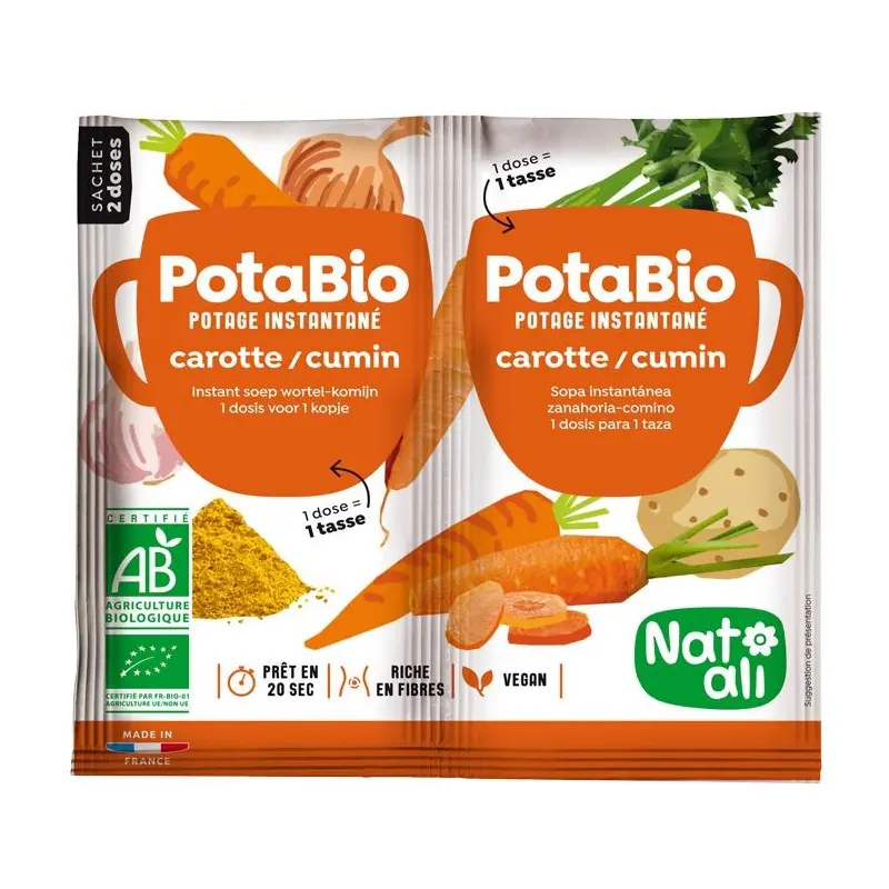ZUPPA DI CAROTE E CUMINO – Potabio