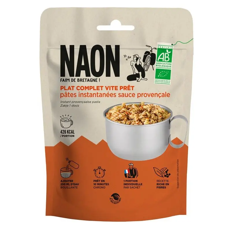PASTA ISTANTANEA LIOFILIZZATA CON SALSA PROVENZALE – Naon