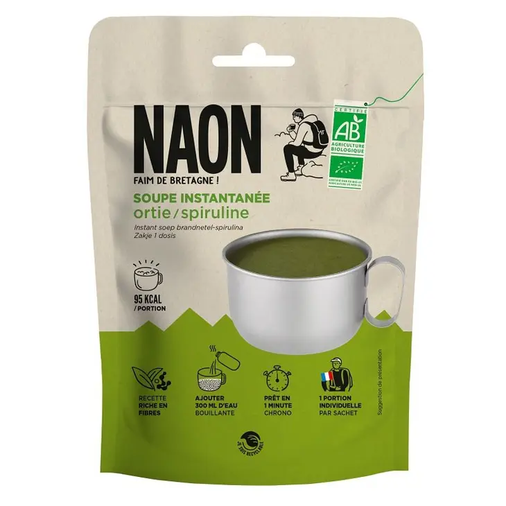 ZUPPA DI ORTICA E SPIRULINA – Naon