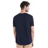 Heren merino 150 tech Lite II SS Tee marineblauw – Icebreaker