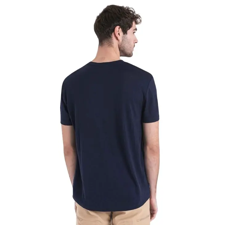 Heren merino 150 Tech Lite III SS Tee – Icebreaker – NACTBLAUW