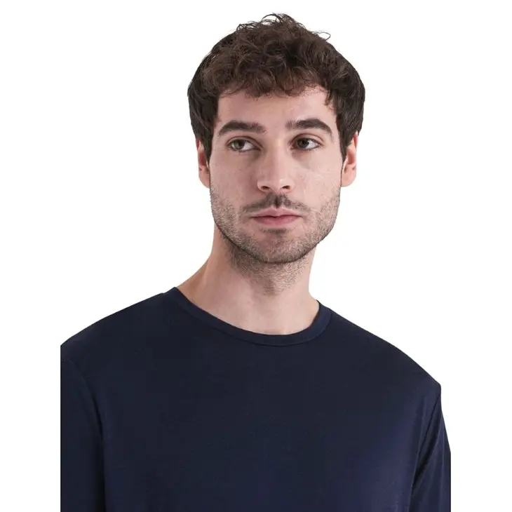 Heren merino 150 Tech Lite III SS Tee – Icebreaker – NACTBLAUW