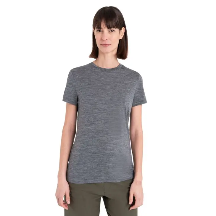 Maglietta Merino 150 Tech Lite II SS Donna Grigio – Icebreaker