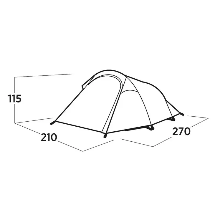 Tenda leve de caminhada Reindal 3 – Easy Camp