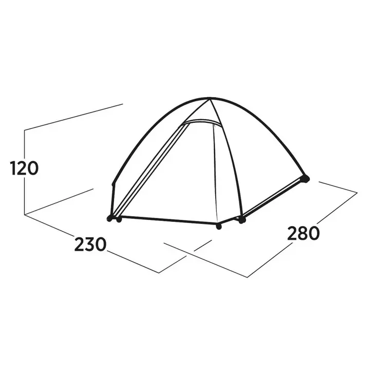 Tenda leve de caminhada Rondane 3 – Easy Camp