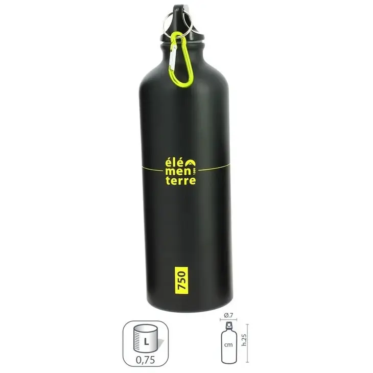 Botella Pear 0,75 L – Elementerre – NEGRO
