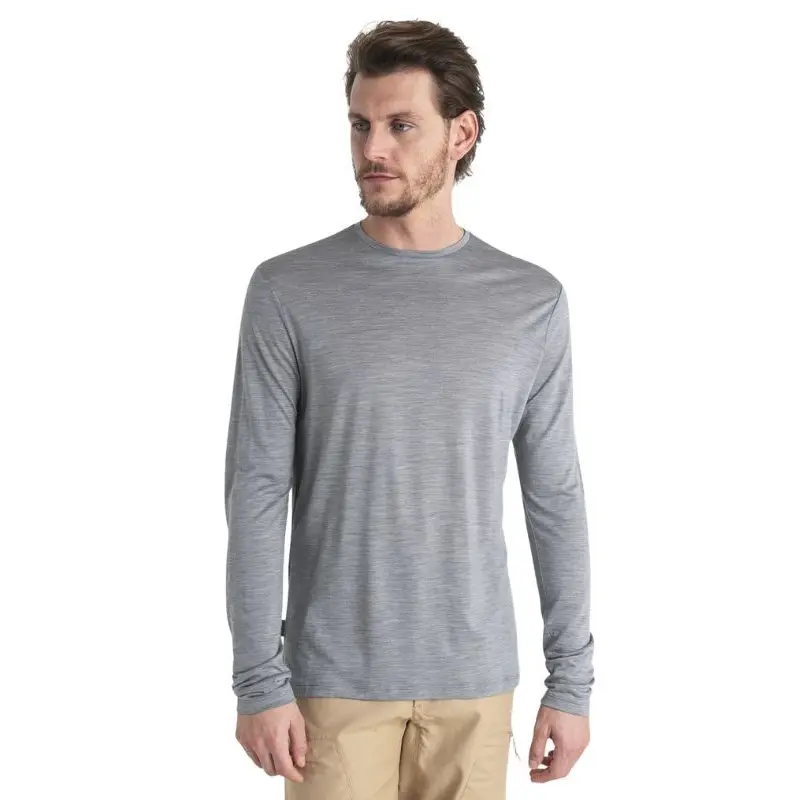HERREN-T-SHIRT MERINOS SEA 125 COOL-LITE SPHERE III LS TEE – Icebreaker