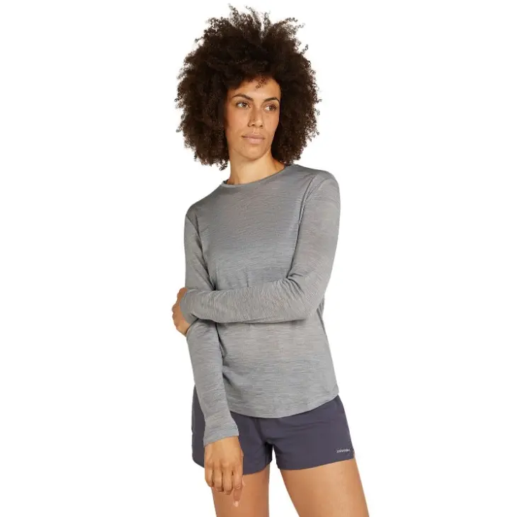 DAMES MERINOS T-SHIRT W MER 125 COOL-LITE SPHERE III LS TEE – Icebreaker