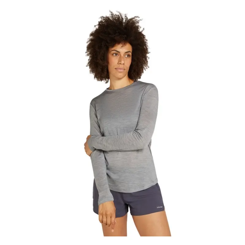 DAMES MERINOS T-SHIRT W MER 125 COOL-LITE SPHERE III LS TEE – Icebreaker