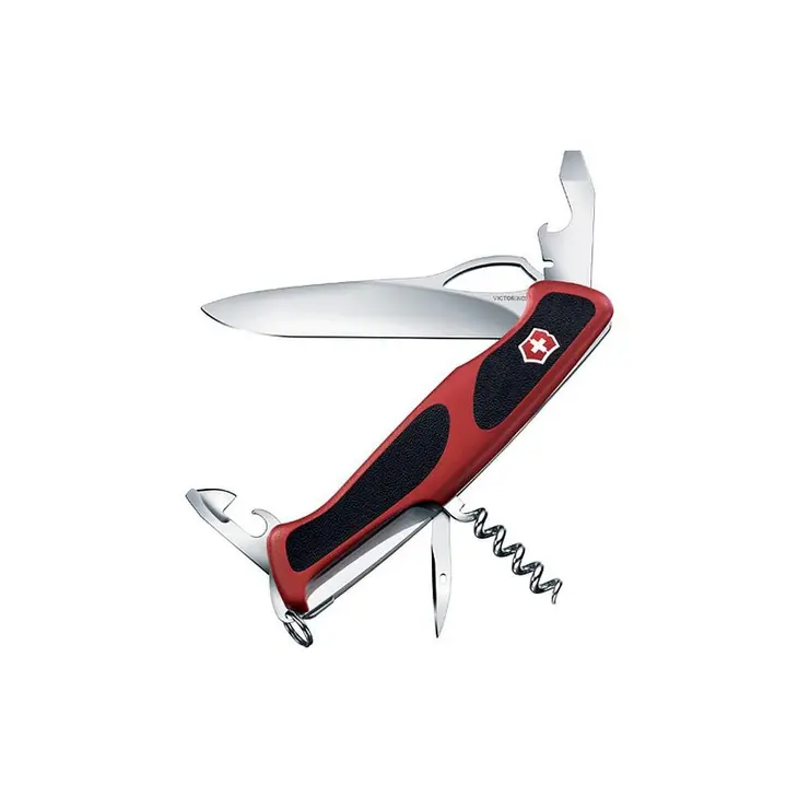0.9553.MC SCHWEIZER MESSER VICTORINOX RANGERGRIP 61 ROT